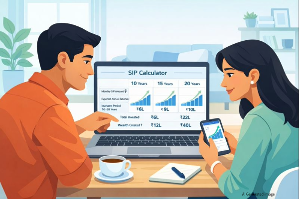 SIP Calculator:How Much Can You Earn in 10–20 Years