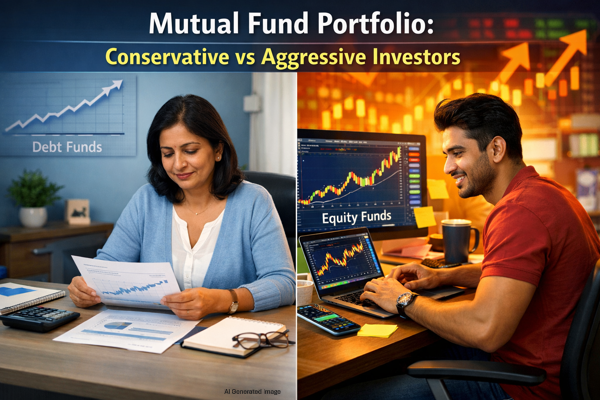 Mutual Fund Portfolio for Conservative vs Aggressive Investors