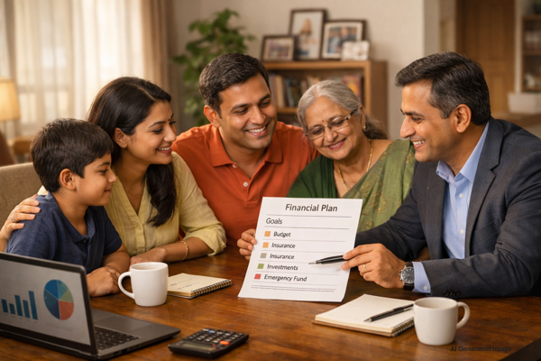 One-Page Financial Plan for Indian Families