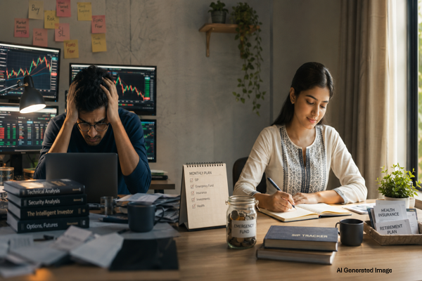The role of discipline vs intelligence in money