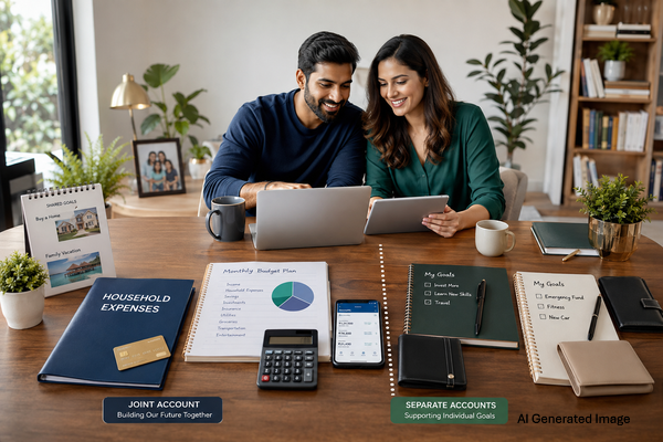 Joint vs Separate Accounts Guide for Indian Couples